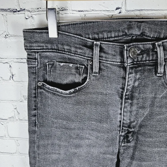 BDG UO URBAN OUTFITTERS | crop twig high rise skinny distressed frayed hem jeans - Picture 3 of 10